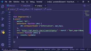 Pexels API Photo Search App in Javascript