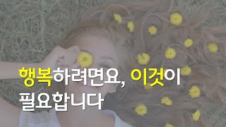 행복하려면 이것이 필요합니다 |마음공부 |화이트레빗