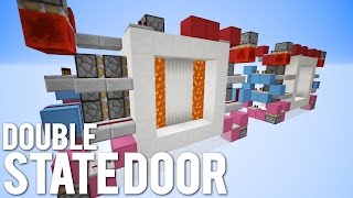 Minecraft: The Double State Door! [New Type Of Door!]