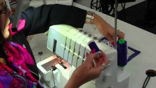 Pfaff Coverlock 3.0 - Part 3: Converting to Coverstitch, sewing a sleeve hem