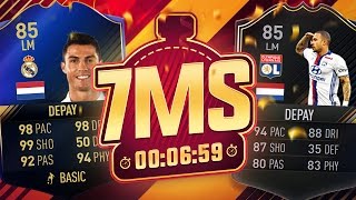 INSANE INFORM 85 DEPAY 7 MINUTE SQUAD BUILDER VS CAPGUN - FIFA 17 ULTIMATE TEAM