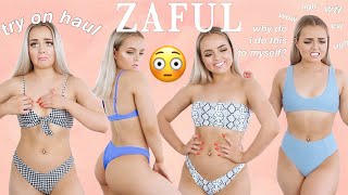 IS ZAFUL A  SCAM? | SUPER CHEAP $200 BIKINI TRY ON HAUL | Conagh Kathleen