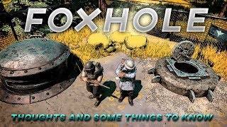 Foxhole - Tips and Tricks *Re-upload*