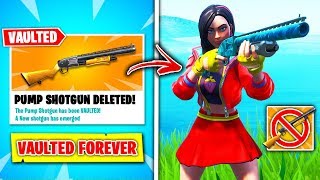 Top 10 BANNED Fortnite Guns RANKED WORST TO BEST! (PUMP REMOVED)