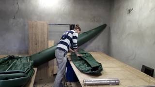 как правильно сложить надувную лодку