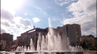 Фонтан Звезда Тысячелетия в Саранске