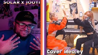 Solar x Cosmic Girl - Cover Medley REACTION!!! | WE ALL JUST GOT BLESSED!!!