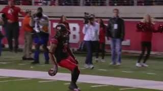 Utah receiver Kaelin Clay drops ball at one yard line