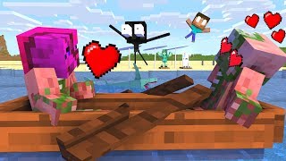 Monster School : FUNNY SWIMMING CHALLENGE - Minecraft Animation