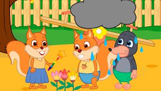 Famille d'Écureuil - Le Nuage A Gâché L'ambiance Vidéos Animé 2021 en Français 13+