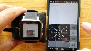 6: MessagEase smart watch phone keyboard installed