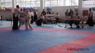 Графчиков Александр (красный шлем) Косики Каратэ финал КР 2013
