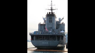 補給艦「とわだ」自衛艦旗降納　令和元年12月9日