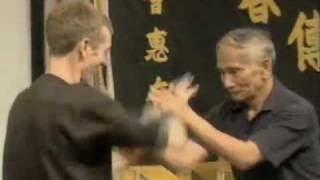 Grandmaster Ip Chun - Martin Brierley Sifu Chi sau Wing Chun Conference Hong Kong 1999