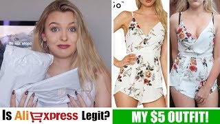 Trying $5 Dresses From Aliexpress! Is It Legit?!