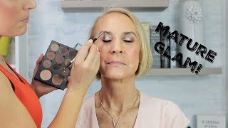 Makeup on Mature Skin | Glam in your 60's! | Makeover on a Client