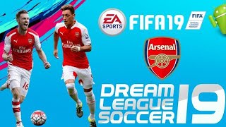Novo! DLS 19 Mod FIFA Time do Arsenal 100% ATT 2018 e jogadores com overal infinito Offline Android