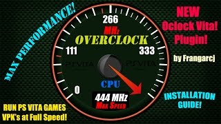 PS Vita 3.60 taiHEN and HENkaku OverClock! NEW Plugin Oclock Vita! Vpk Games at Full Speed!