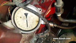 Проверка давления подкачки ТНВД Bosch VP-30 на Ford Transit 2.0TD