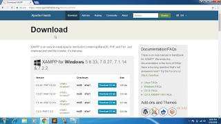 how to download xammp server