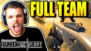 OMG !!! FULL TEAM SUR "RAINBOW SIX SIEGE"