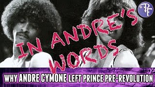 UPDATE: Why Andre Cymone and Prince Split (In Andre's Words)