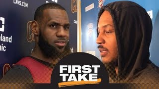 LeBron James' and Carmelo Anthony's criticism could 'bring the whole NCAA down' | First Take | ESPN