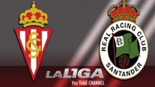 Resumen de Sporting de Gijón (1-2) Racing de Santander - HD