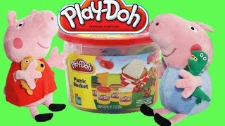 Play doh Веселый пикник с Пеппа Пиг Плей до