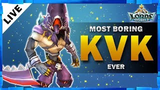 BORING KVK STREAM  - LORDS MOBILE - MISTER BP GAMING
