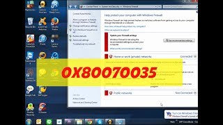 Error 0x80070035
