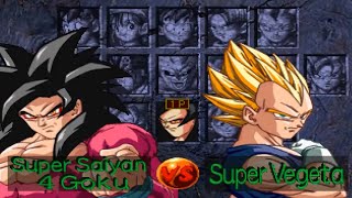 Dragon Ball GT: Final Bout Opening and All Characters (PSX)