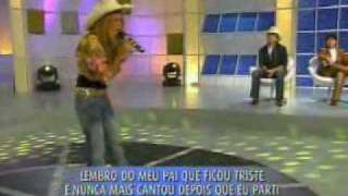 Natália Bianca e Chitãozinho & Xororó - Fogão De Lenha (Raul Gil)
