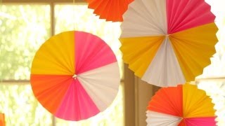 How to Make Paper Fan Medallions