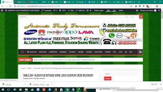 Smile Q8+ Flash File MT6580 Hang Logo & Display Dead Recovery Fimware Stock Rom