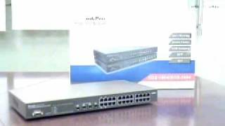 Video: Switch - Web Smart 24 port gigabit + SFP