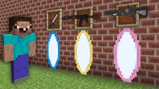 Какое МОЩНОЕ Оружие выберет Нуб в Майнкрафт? Неудачник Нуб Мультик! Какое оружие Мощнее в Майнкрафт!