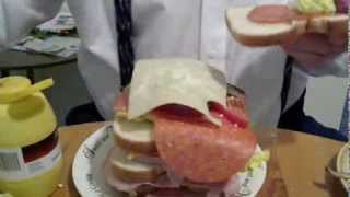 How to make a Dagwood Sandwich