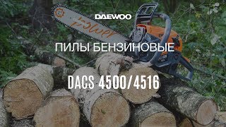 Цепные бензопилы Daewoo DACS 4500/4516 в работе [Daewoo Power Products Russia]