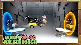 Bridge Constructor Portal Walkthrough Levels 26-30