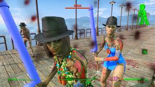 Fallout 4 - Nora And His Friends Beating The Crap Out Of Me - The Penetrator 2 - French