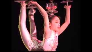 Chinese acrobatic troupe performs juggling and incredible balance acts -- amazing -- Xian, China