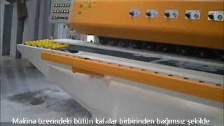 Som-maK Otomatik Pah Cila Makinası 16 Kafa Çanakkale Nur-han Mermer