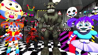 НОВЫЕ АНИМАТРОНИКИ НА ФНАФ 7 КАРТЕ || Garry's Mod FNAF