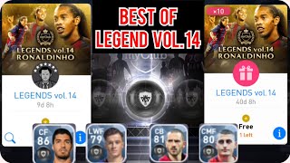 Best of Ronaldinho Vol. 14 x10 Packs opening in PES 2018 Mobile