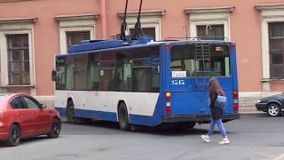 К площади Труда. Троллейбус Санкт-Петербурга 9-313: ВМЗ-5298.01 (ВМЗ-463) б.2313 по №22 (23.05.19)