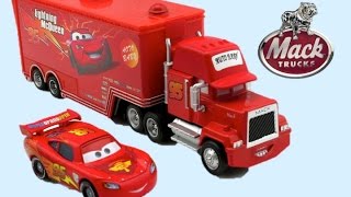 ТАЧКИ Большой тягач MACK HAULER для Молнии Маккуин из мультика Cars