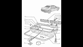 PEUGEOT 605. Как снять задний бампер.