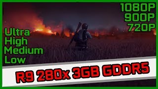 PUBG || R9 280x 3GB || Low High Ultra 1080P