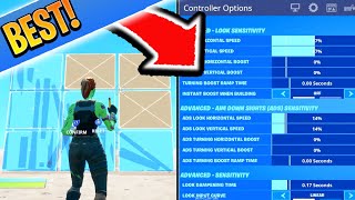 NEW Linear SETTINGS ARE OP! BEST Fortnite Sensitivity/Settings for PS4/XBOX (Fortnite BEST Settings)